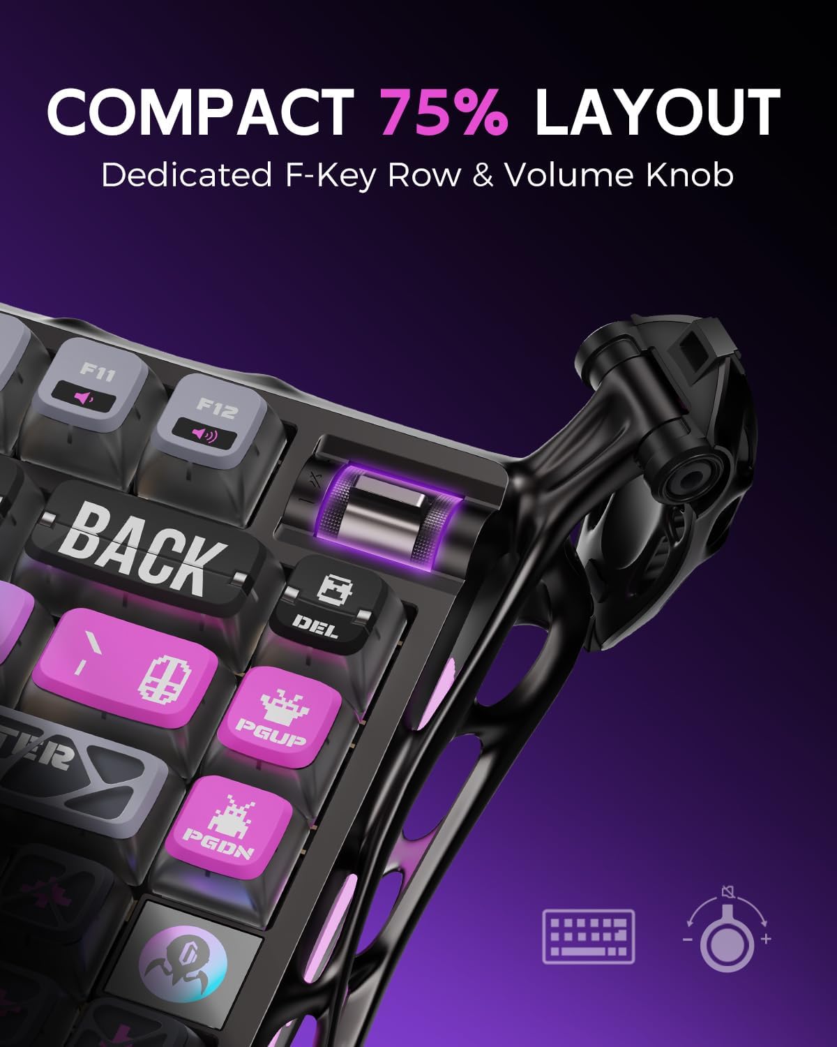 Teclado Mecânico Sem Fio Gravi - Gaming Keyboard Hot Swappable avaliação e preço