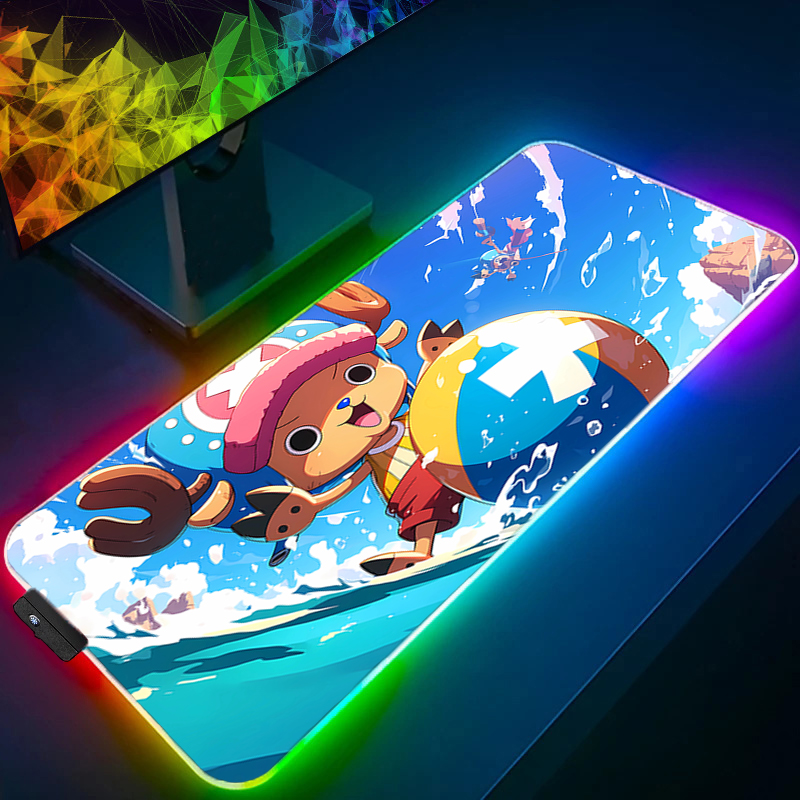 Mouse Pad RGB One Piece Tony T - Gaming Keyboard No Rgb avaliação e preço