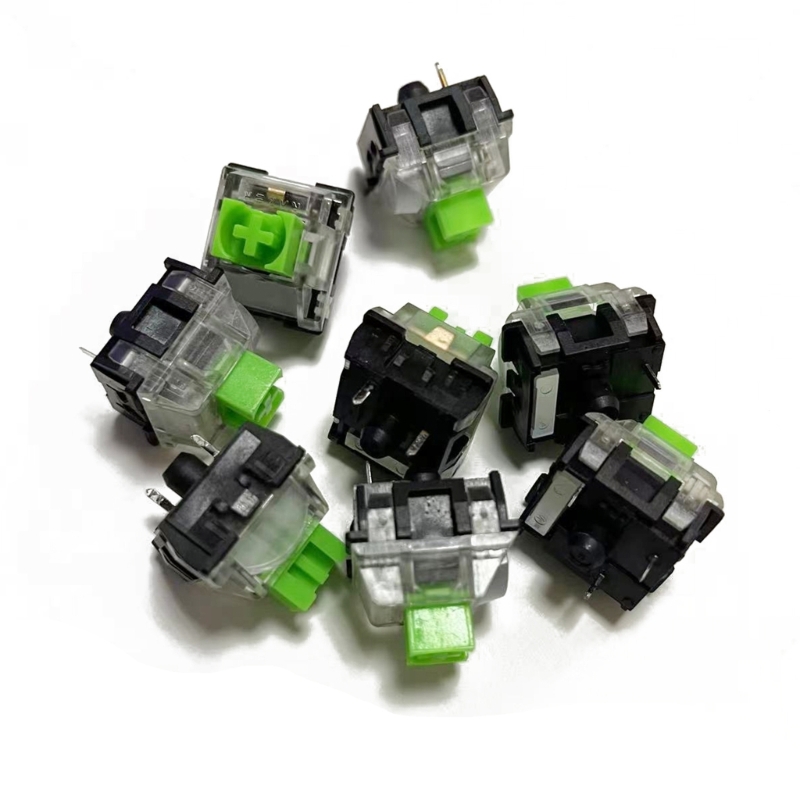 2pcs 3Pin Verde RGB Switches p - Gaming Keyboard No Rgb avaliação e preço